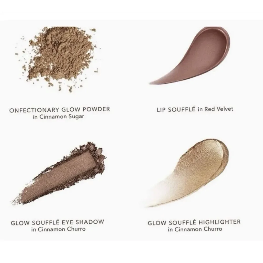 BECCA X Chrissy Cravings Glow Kitchen Kit NIB Glow Soufflé Eyeshadow Highlighter